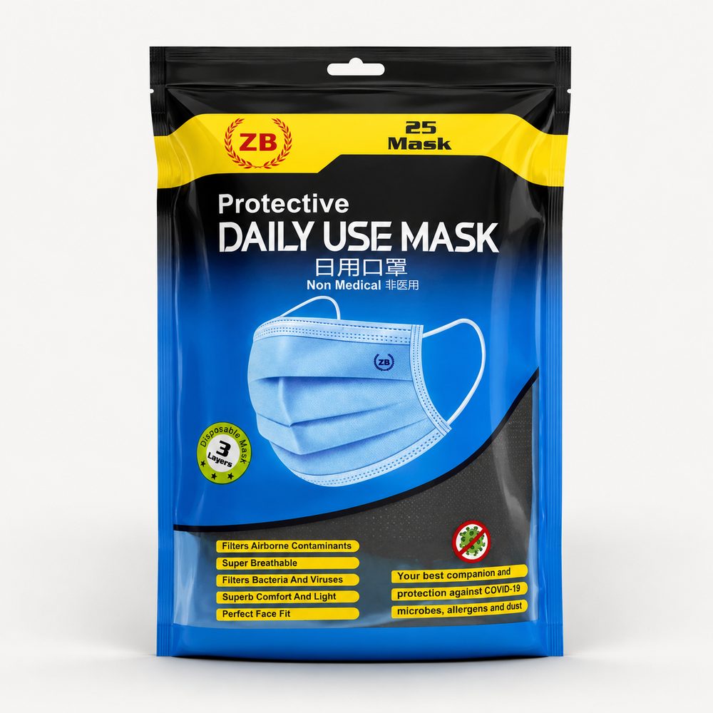 ZB Daily Use Mask retail pack