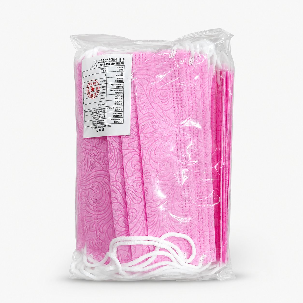 Bulk pink mask pack
